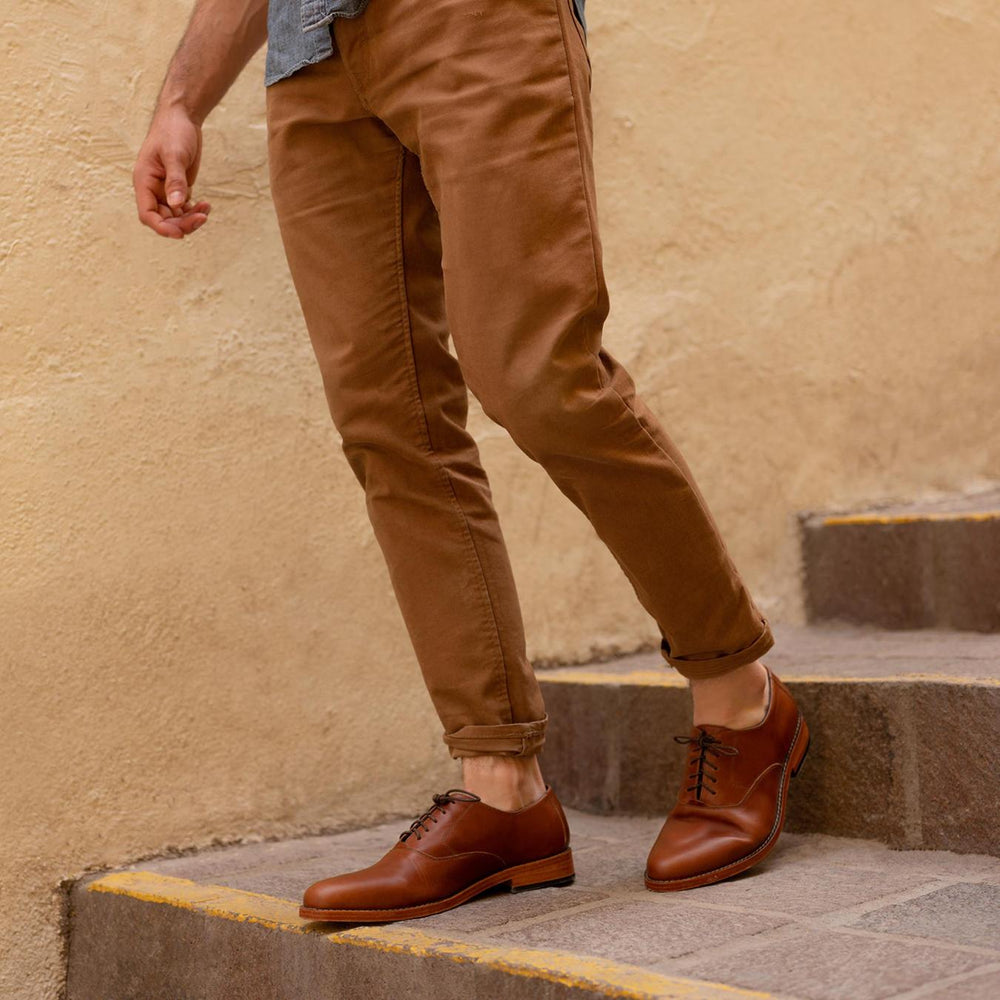 Nisolo Everyday Oxford Brandy | Men Oxfords &amp; Loafers