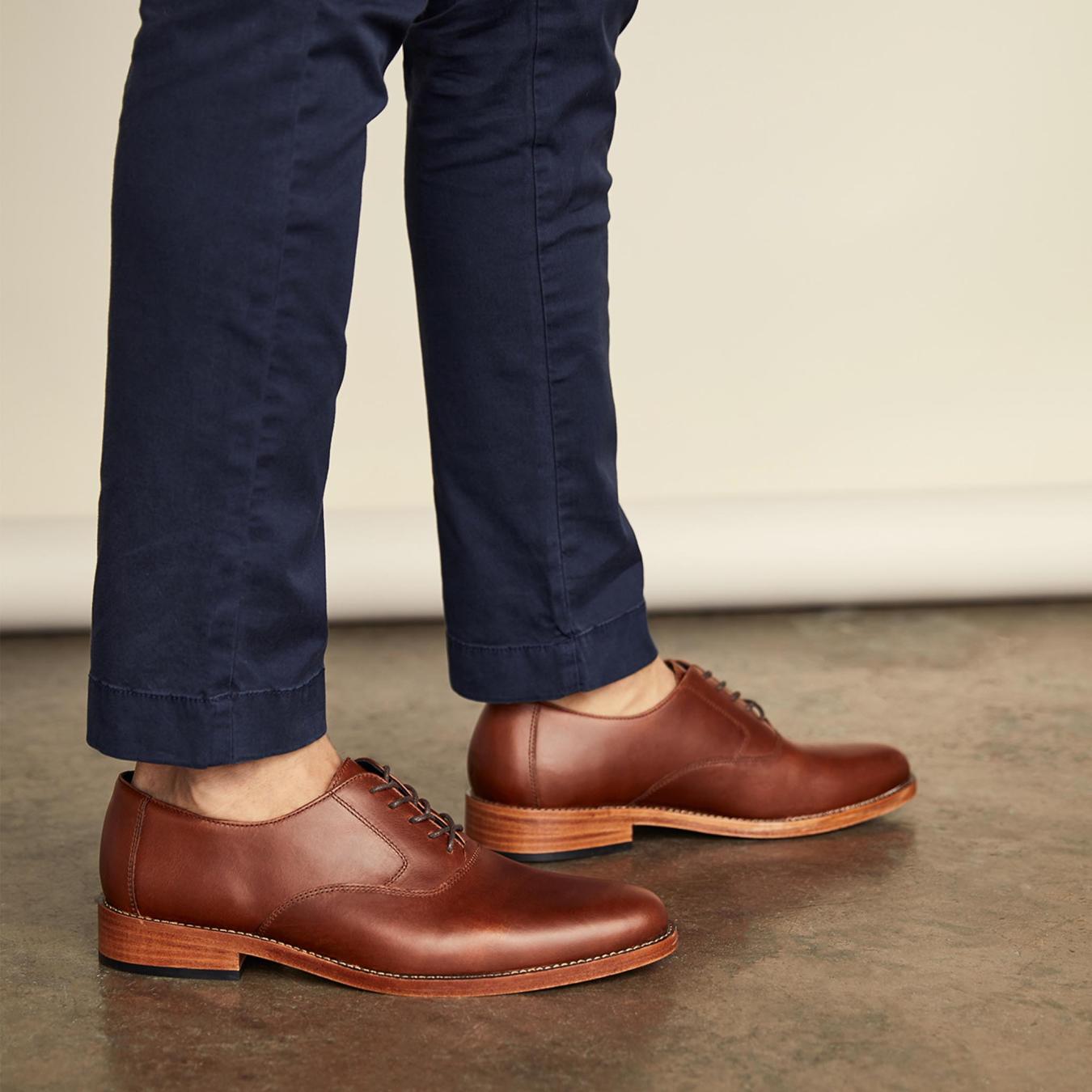 Nisolo Everyday Oxford Brandy | Men Oxfords &amp; Loafers