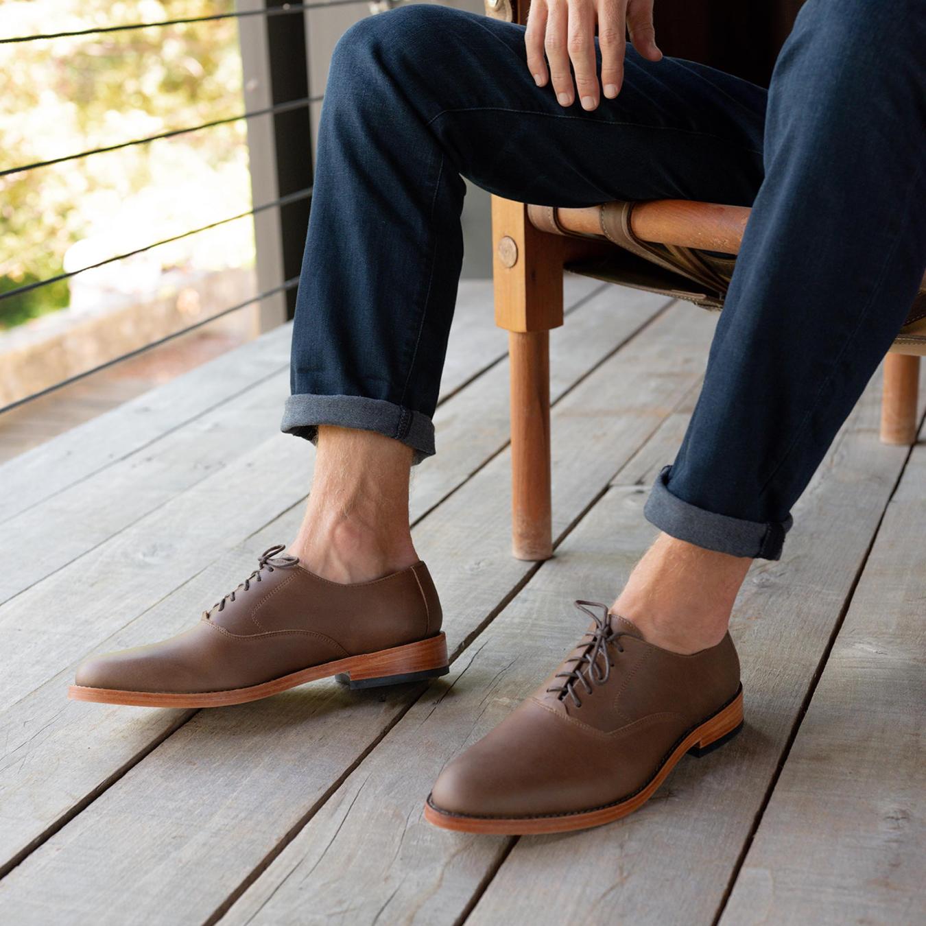 Nisolo Everyday Oxford Brown | Men Oxfords &amp; Loafers