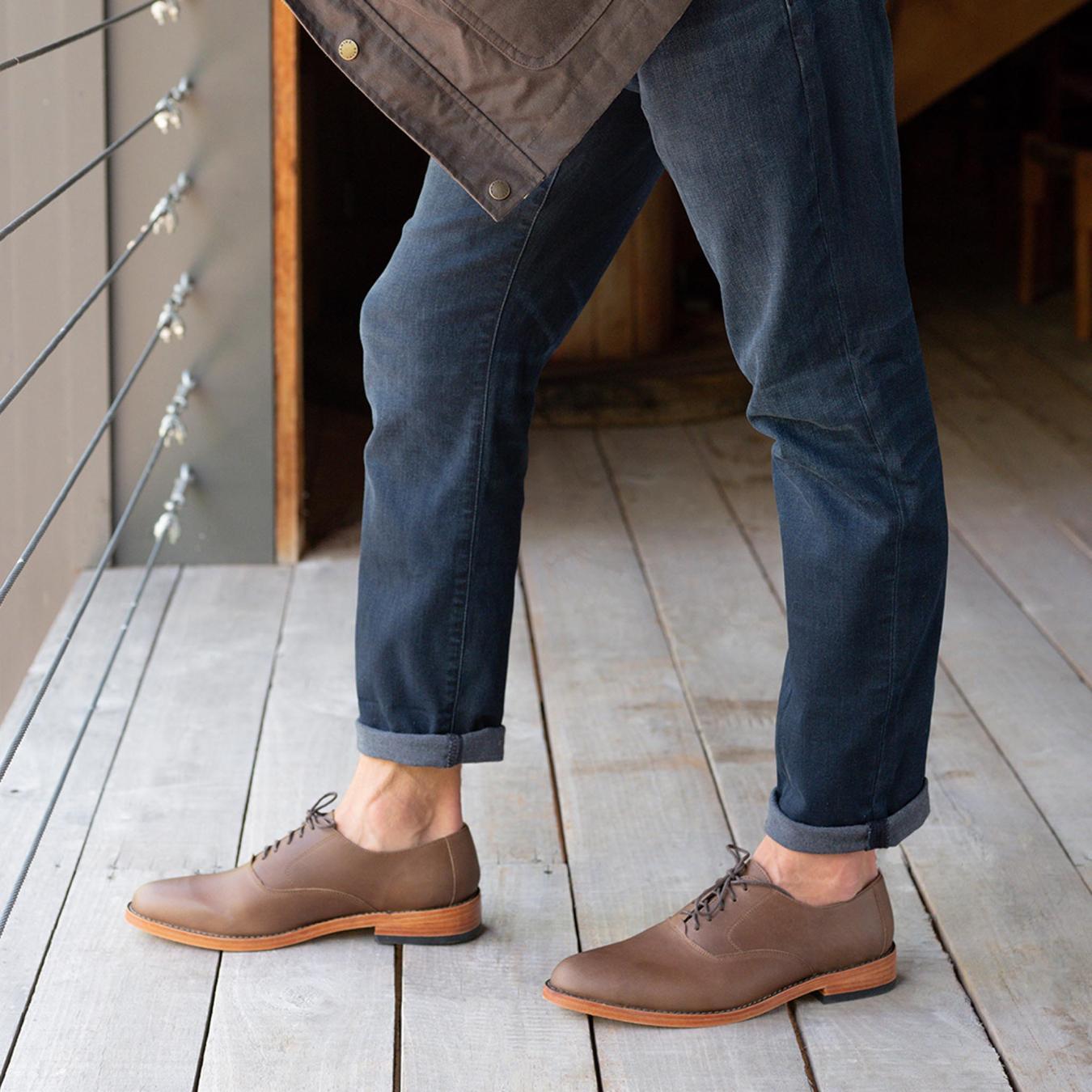 Nisolo Everyday Oxford Brown | Men Oxfords &amp; Loafers