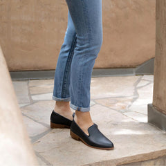 Nisolo Everyday Slip On Loafer Black | Women Flats &amp; Slip Ons