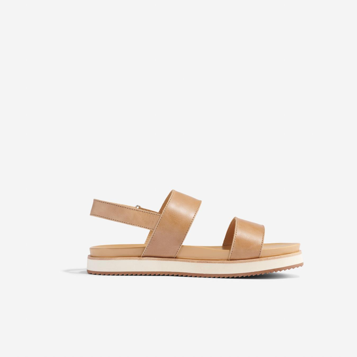 Nisolo Go-To Flatform Sandal 2.0 Almond | Women Sandals