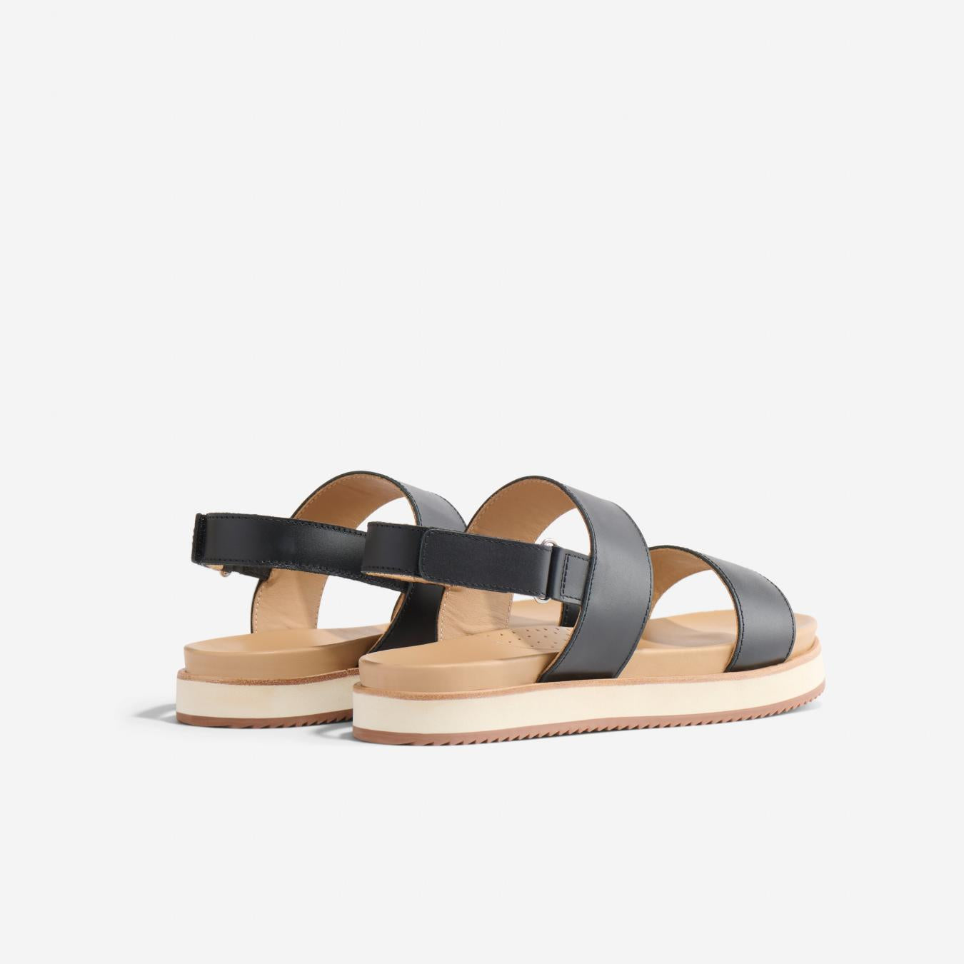 Nisolo Go-To Flatform Sandal 2.0 Black | Women Sandals