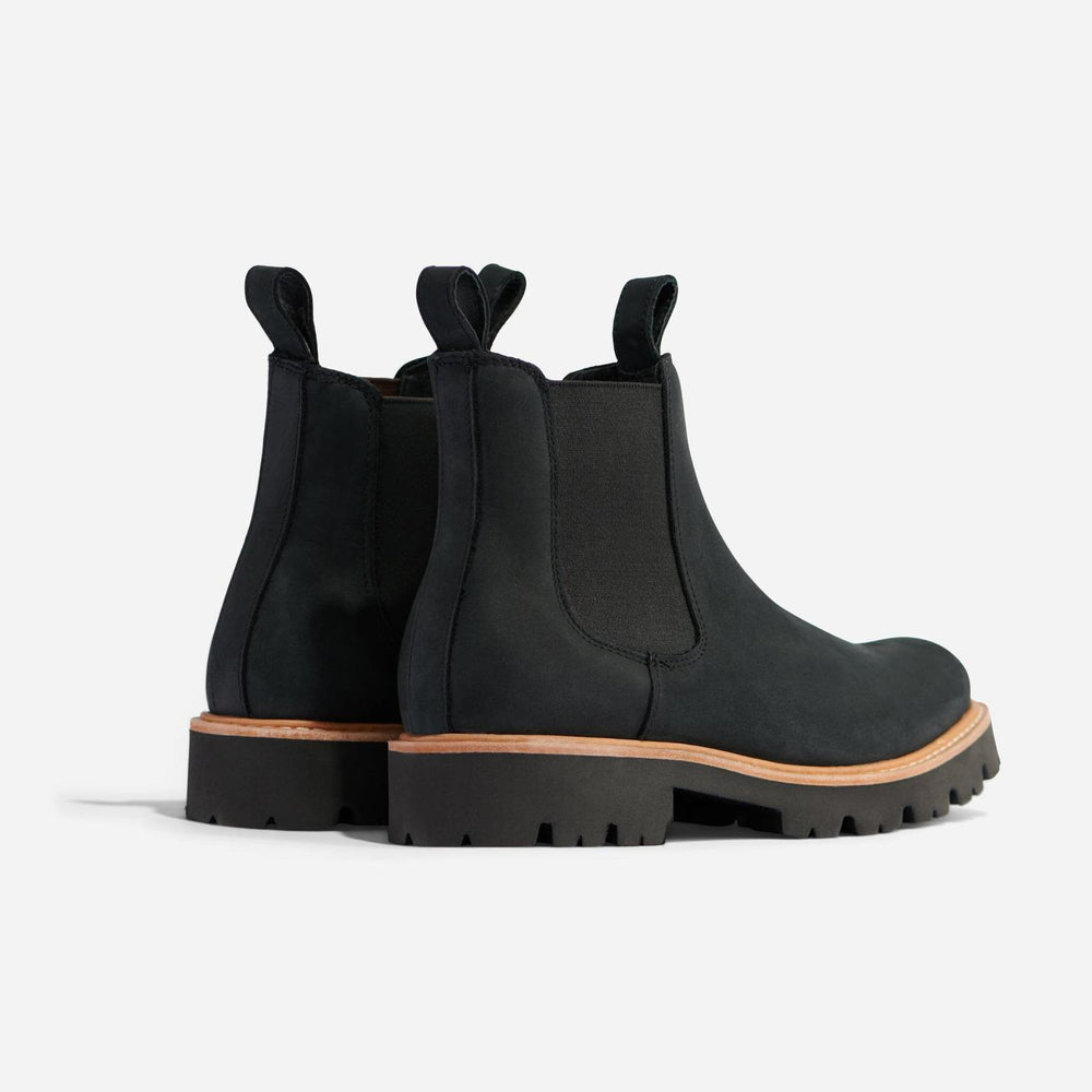 Nisolo Go-To Lug Chelsea Boot Black | Women Boots