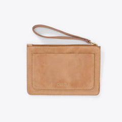 Nisolo Go-To Wristlet Clutch Almond | Women Bags &amp; Wallets