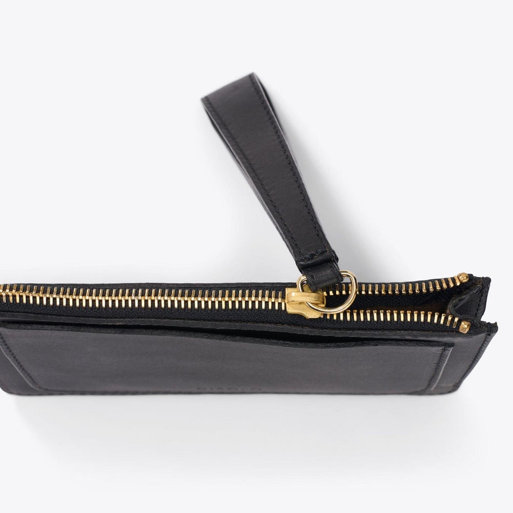 Nisolo Go-To Wristlet Clutch Black | Women Bags &amp; Wallets