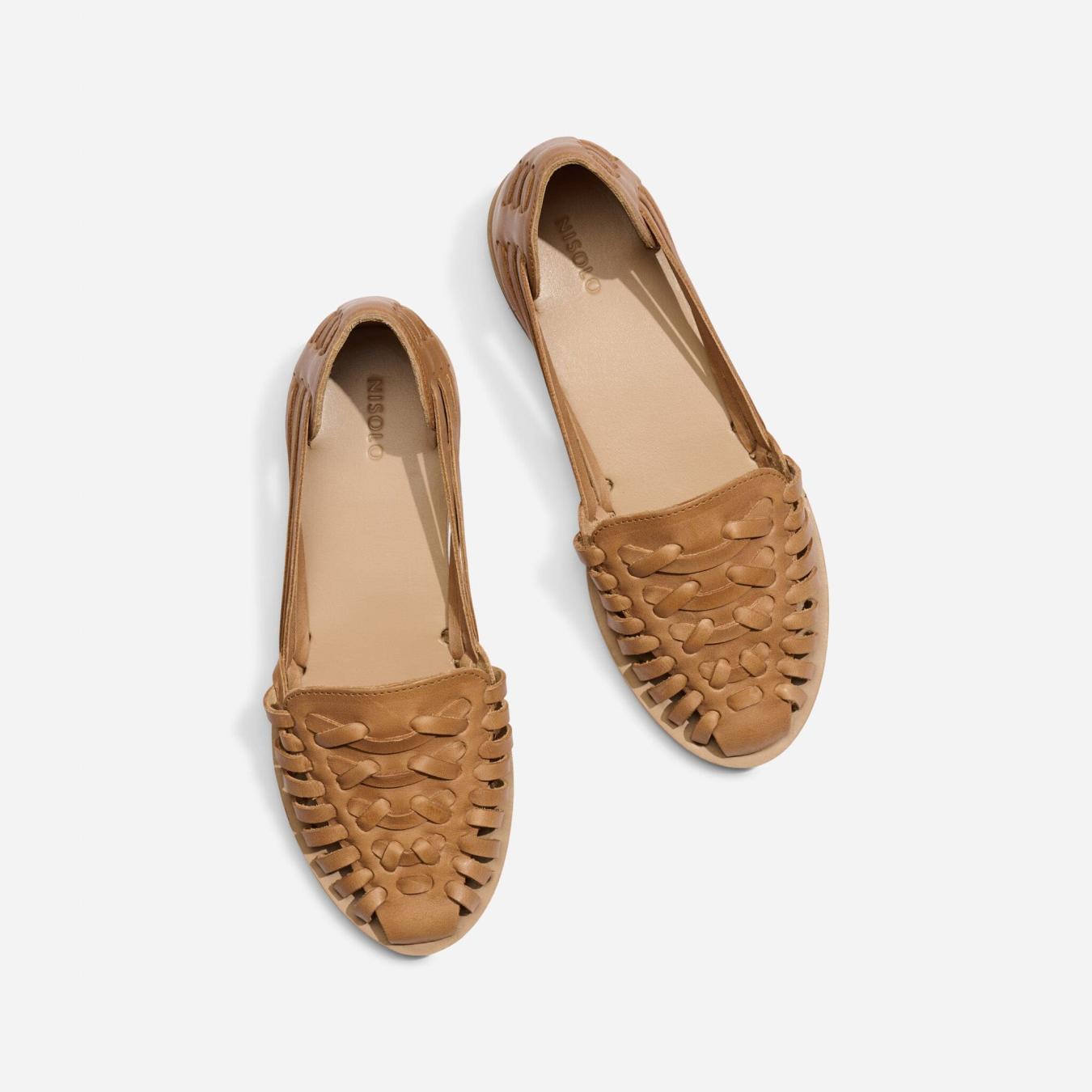Nisolo Huarache Sandal Almond | Women Sandals