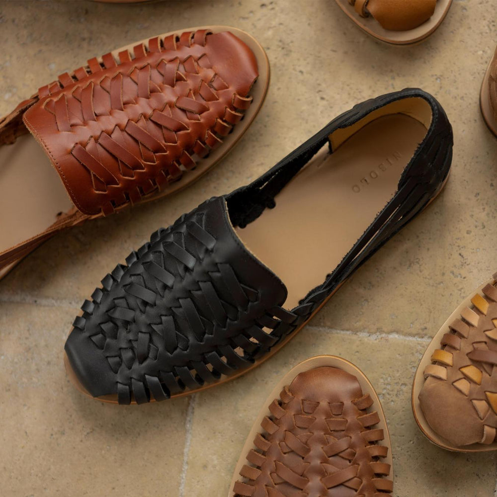 Nisolo Huarache Sandal Black | Men Sandals &amp; Slip Ons