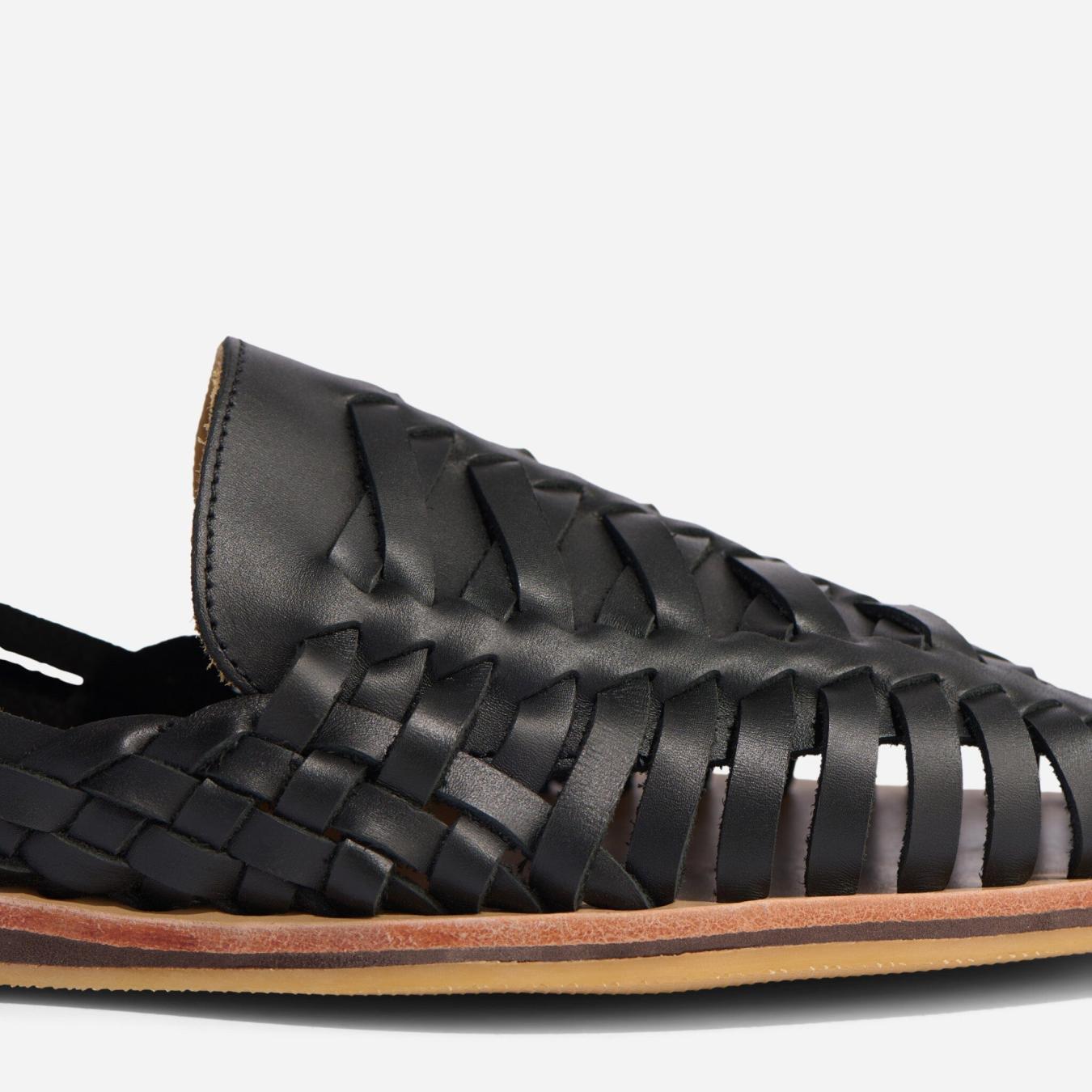 Nisolo Huarache Sandal Black | Men Sandals &amp; Slip Ons