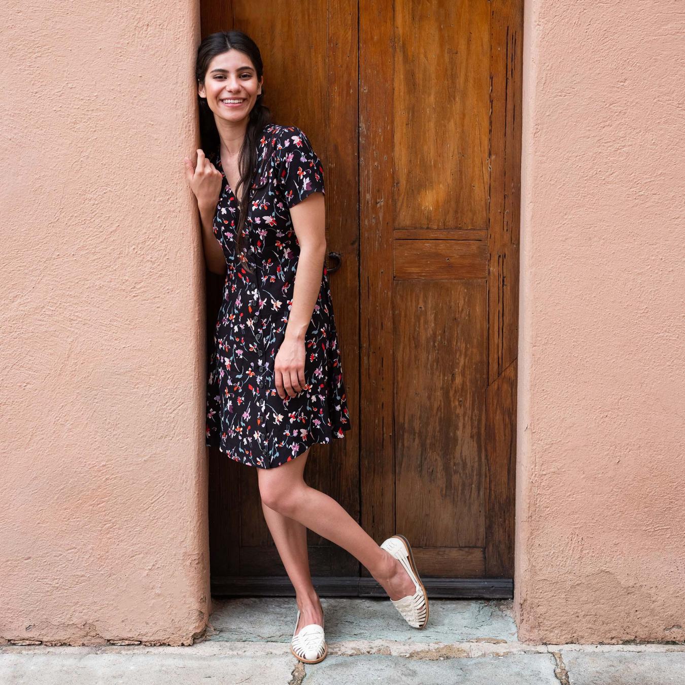 Nisolo Huarache Sandal Bone | Women Flats &amp; Slip Ons