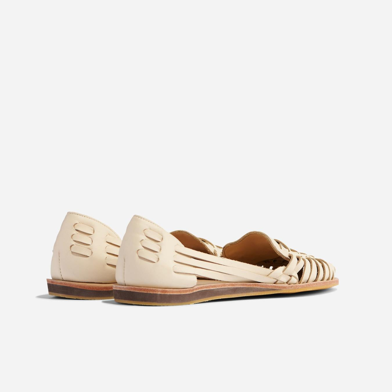 Nisolo Huarache Sandal Bone | Women Flats &amp; Slip Ons