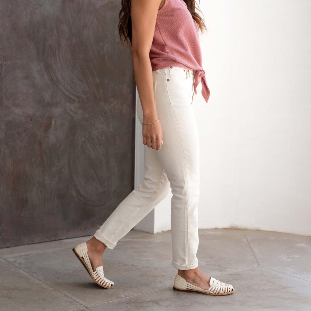 Nisolo Huarache Sandal Bone | Women Sandals