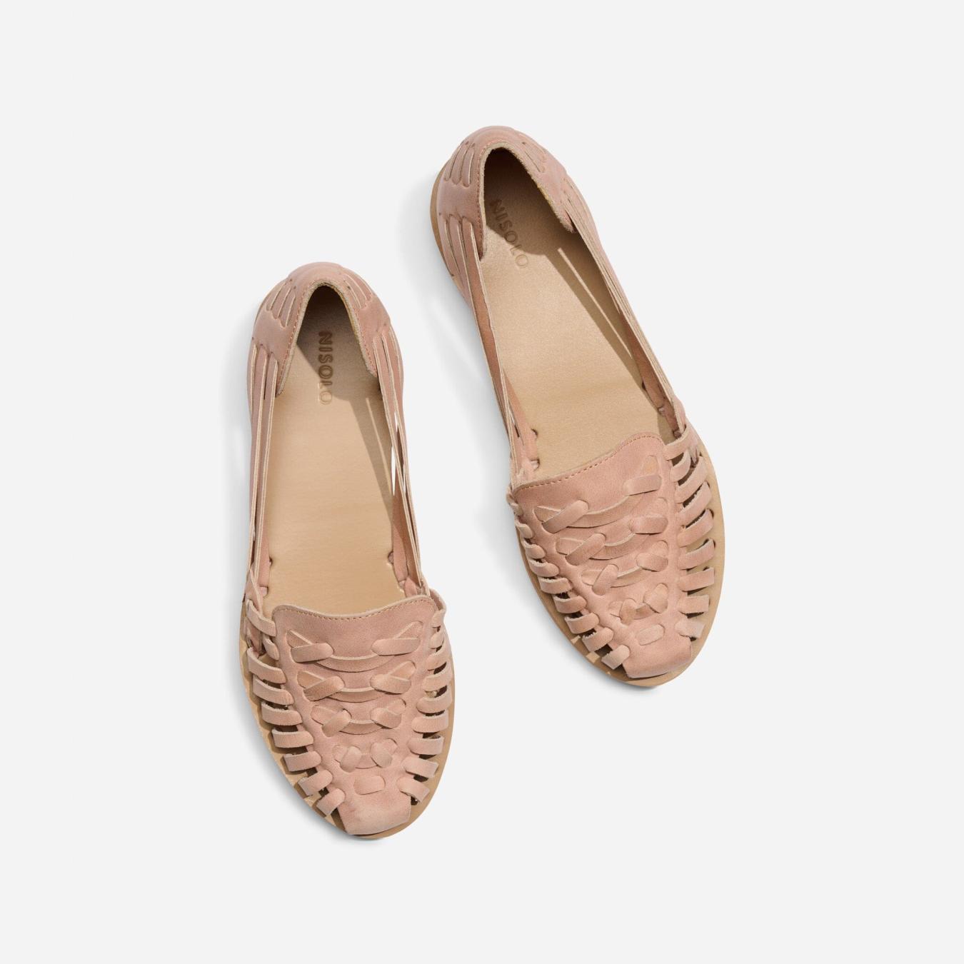 Nisolo Huarache Sandal Desert Rose | Women Flats &amp; Slip Ons