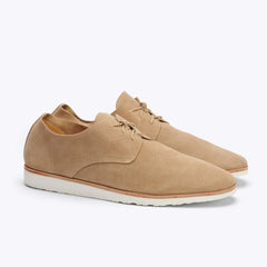 Nisolo Lightweight Flex Derby Stone | Men Oxfords &amp; Loafers