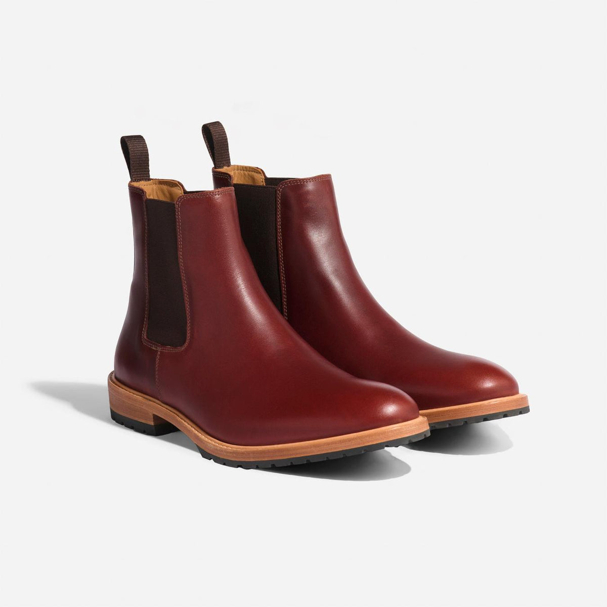 Nisolo Marco Everyday Chelsea Boot Mahogany | Men Boots