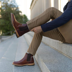 Nisolo Marco Everyday Chelsea Boot Mahogany | Men Boots