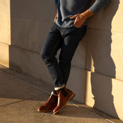 Nisolo Marco Everyday Chelsea Boot Mahogany | Men Boots