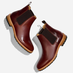 Nisolo Marco Everyday Chelsea Boot Mahogany | Men Boots