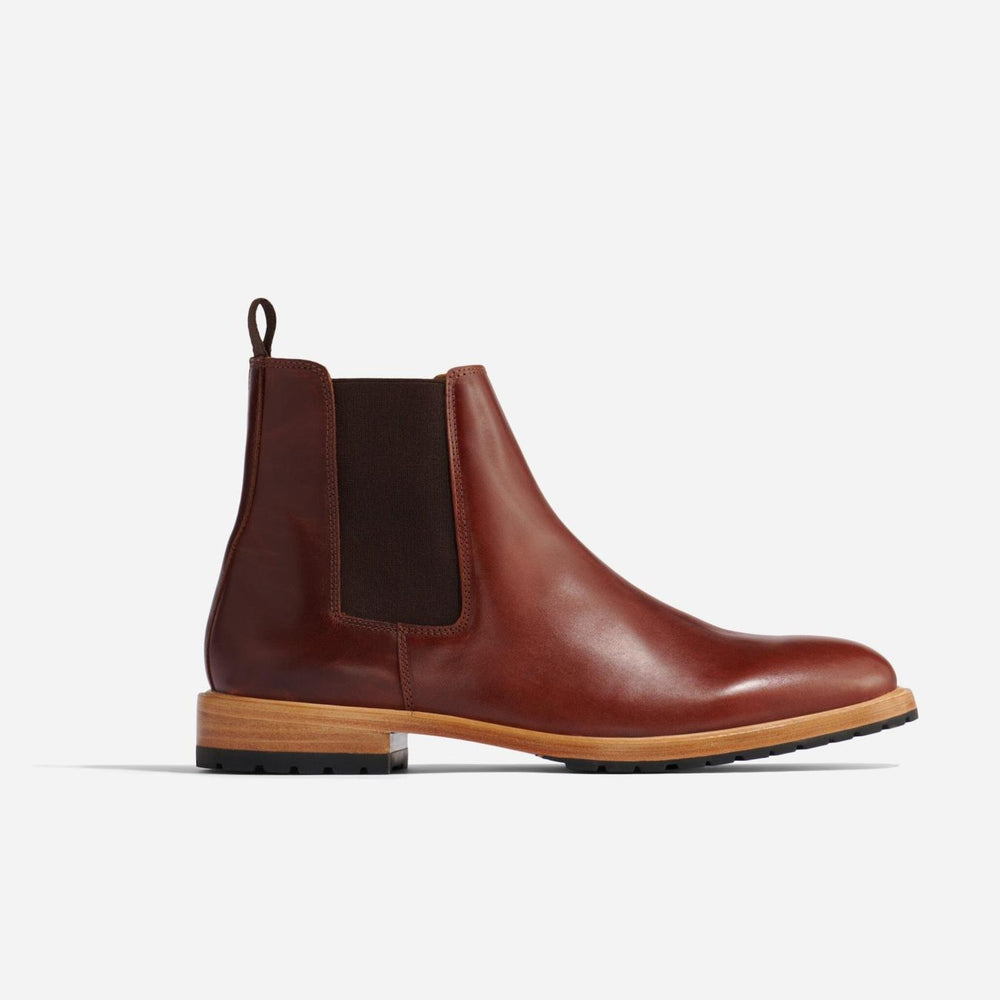 Nisolo Marco Everyday Chelsea Boot Mahogany | Men Boots