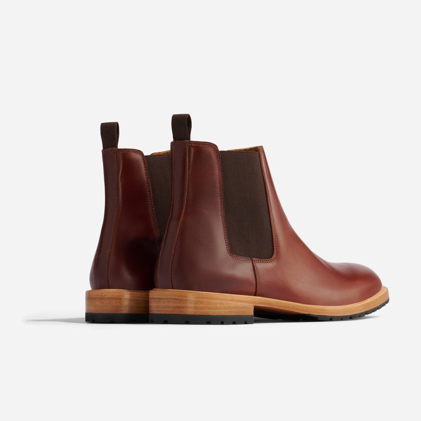 Nisolo Marco Everyday Chelsea Boot Mahogany | Men Boots