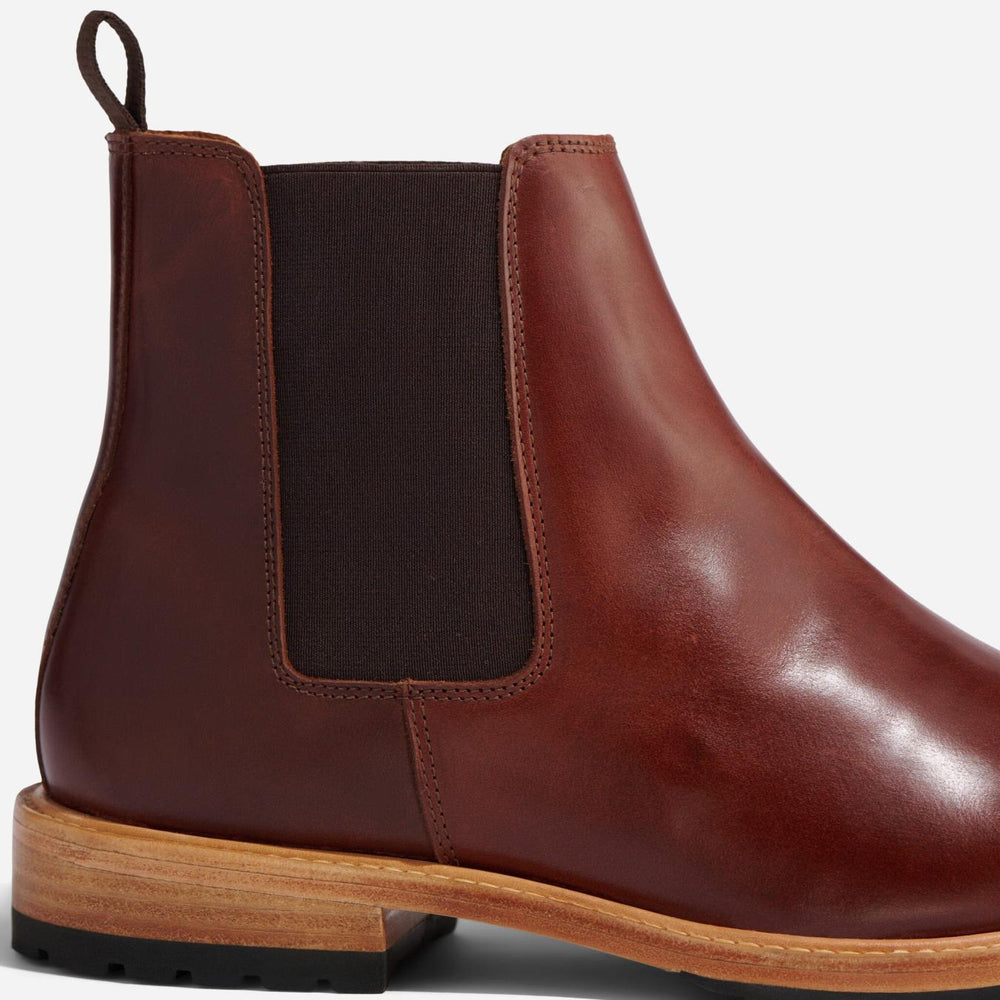 Nisolo Marco Everyday Chelsea Boot Mahogany | Men Boots