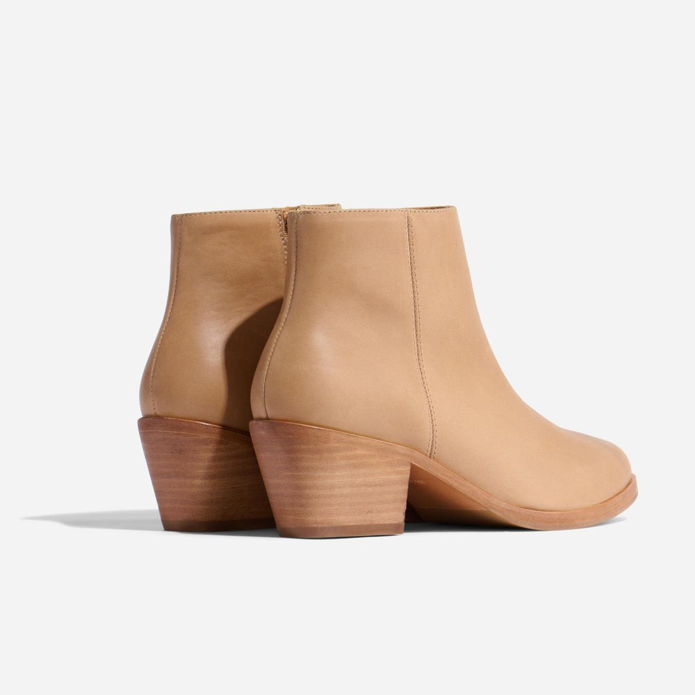 Nisolo Marisa Inside Zip Boot Almond | Women Boots