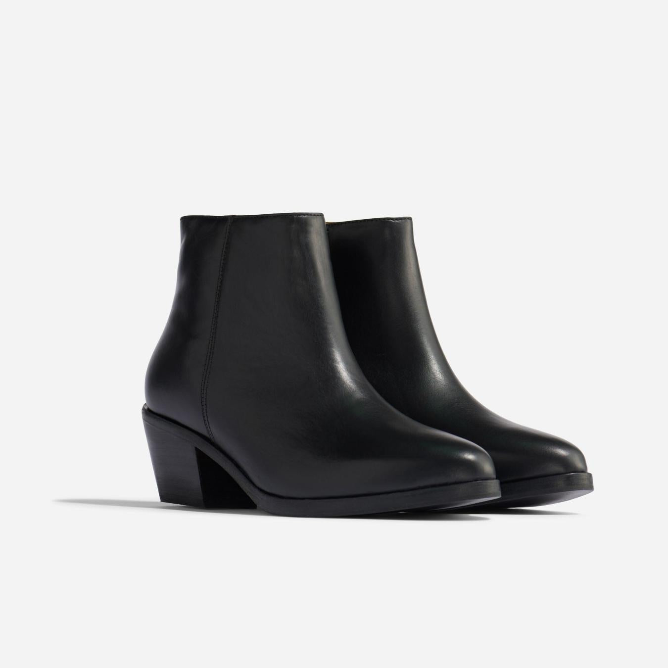 Nisolo Marisa Inside Zip Boot Black | Women Boots