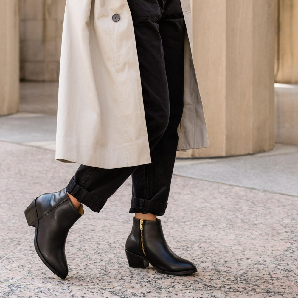 Nisolo Marisa Inside Zip Boot Black | Women Boots