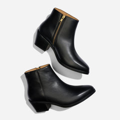 Nisolo Marisa Inside Zip Boot Black | Women Boots