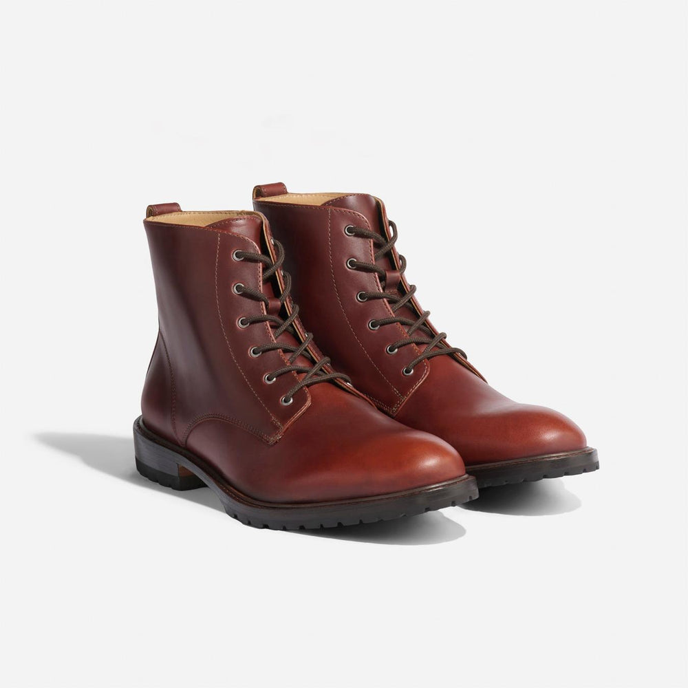 Nisolo Martin All-Weather Boot Mahogany | Men Boots