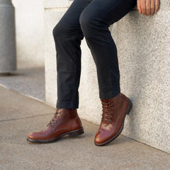 Nisolo Martin All-Weather Boot Mahogany | Men Boots