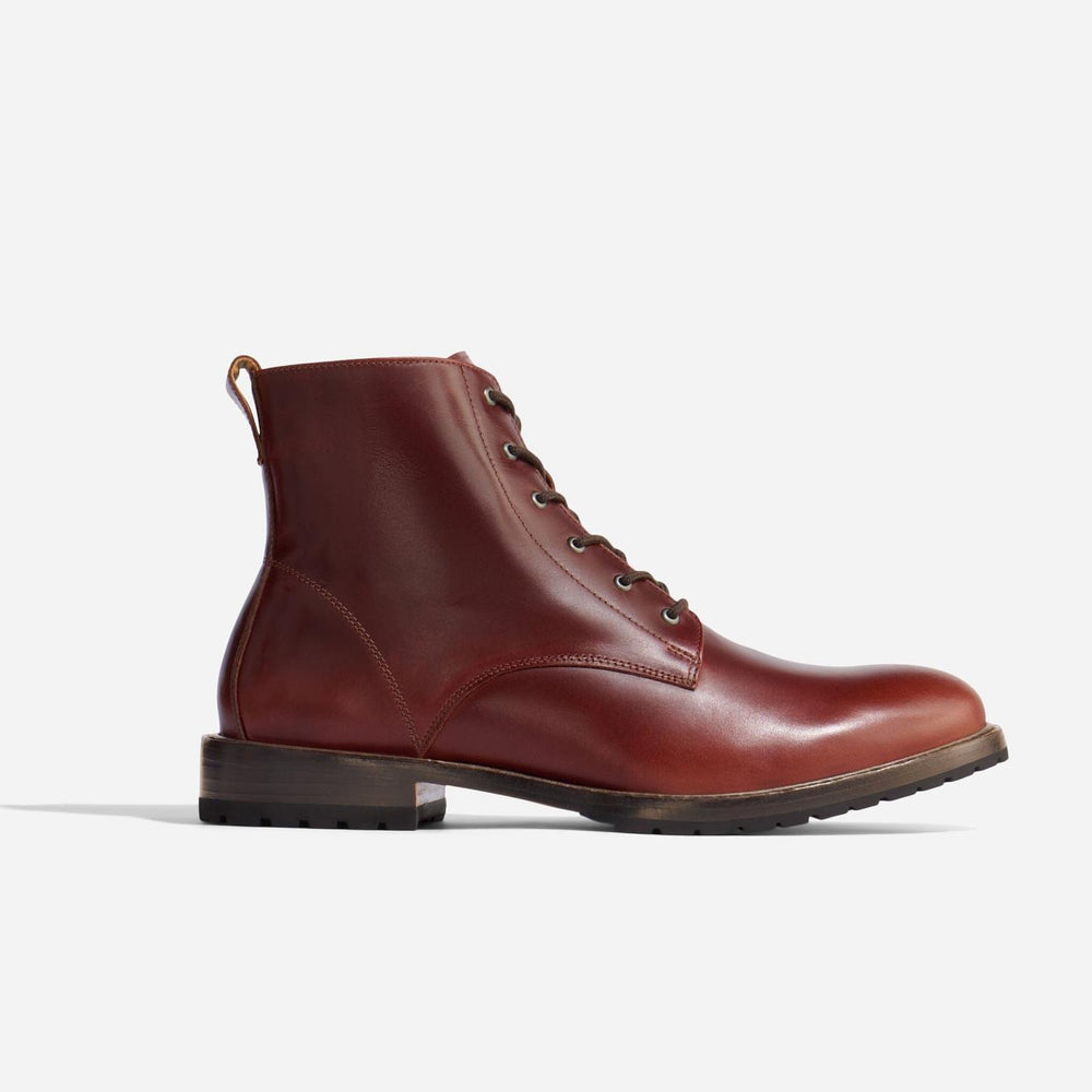 Nisolo Martin All-Weather Boot Mahogany | Men Boots