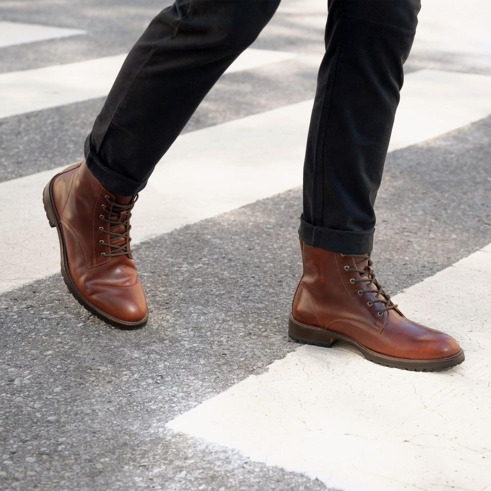 Nisolo Martin All-Weather Boot Mahogany | Men Boots