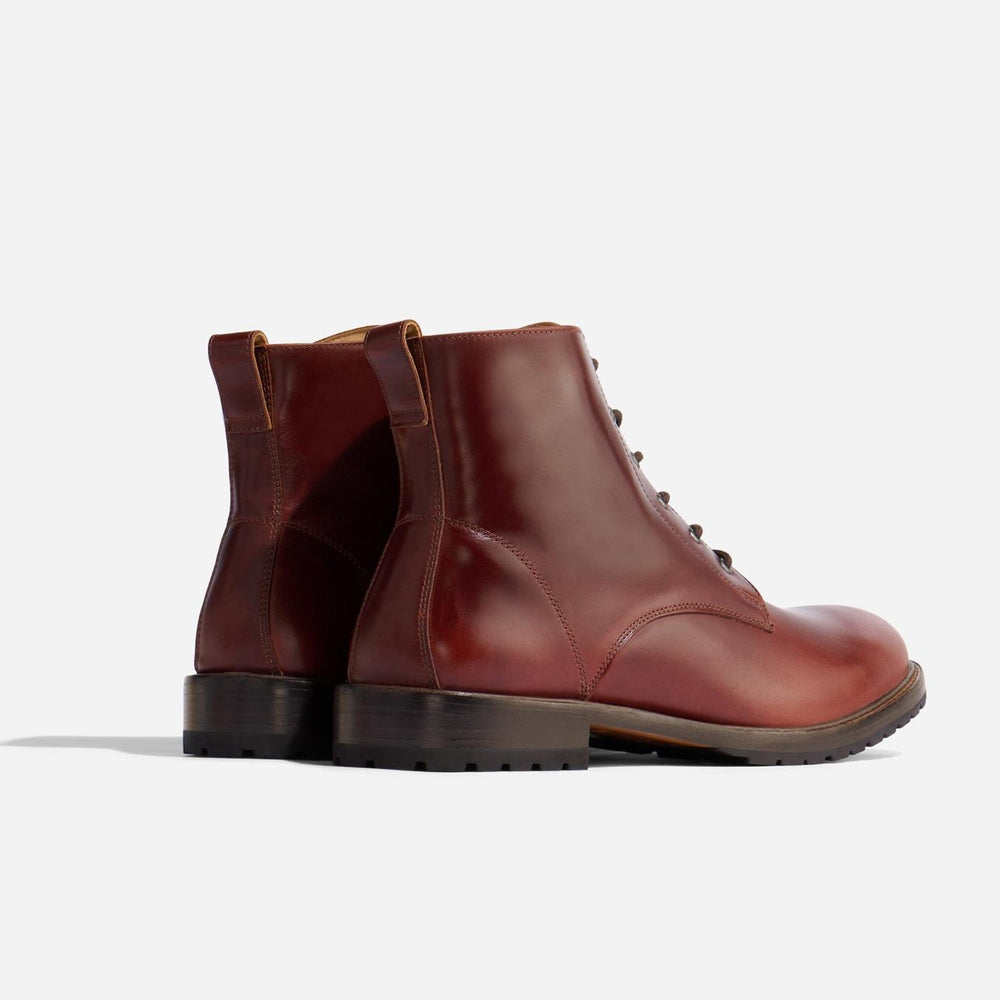 Nisolo Martin All-Weather Boot Mahogany | Men Boots