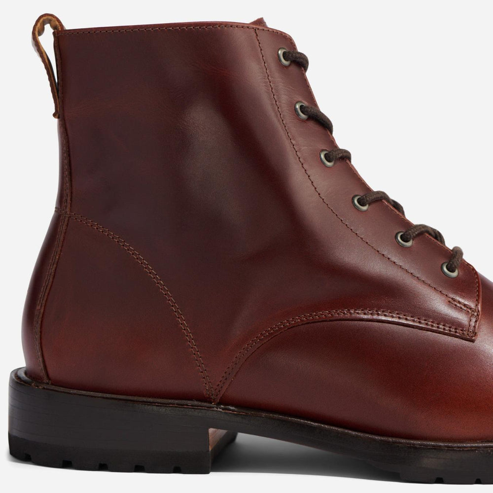Nisolo Martin All-Weather Boot Mahogany | Men Boots