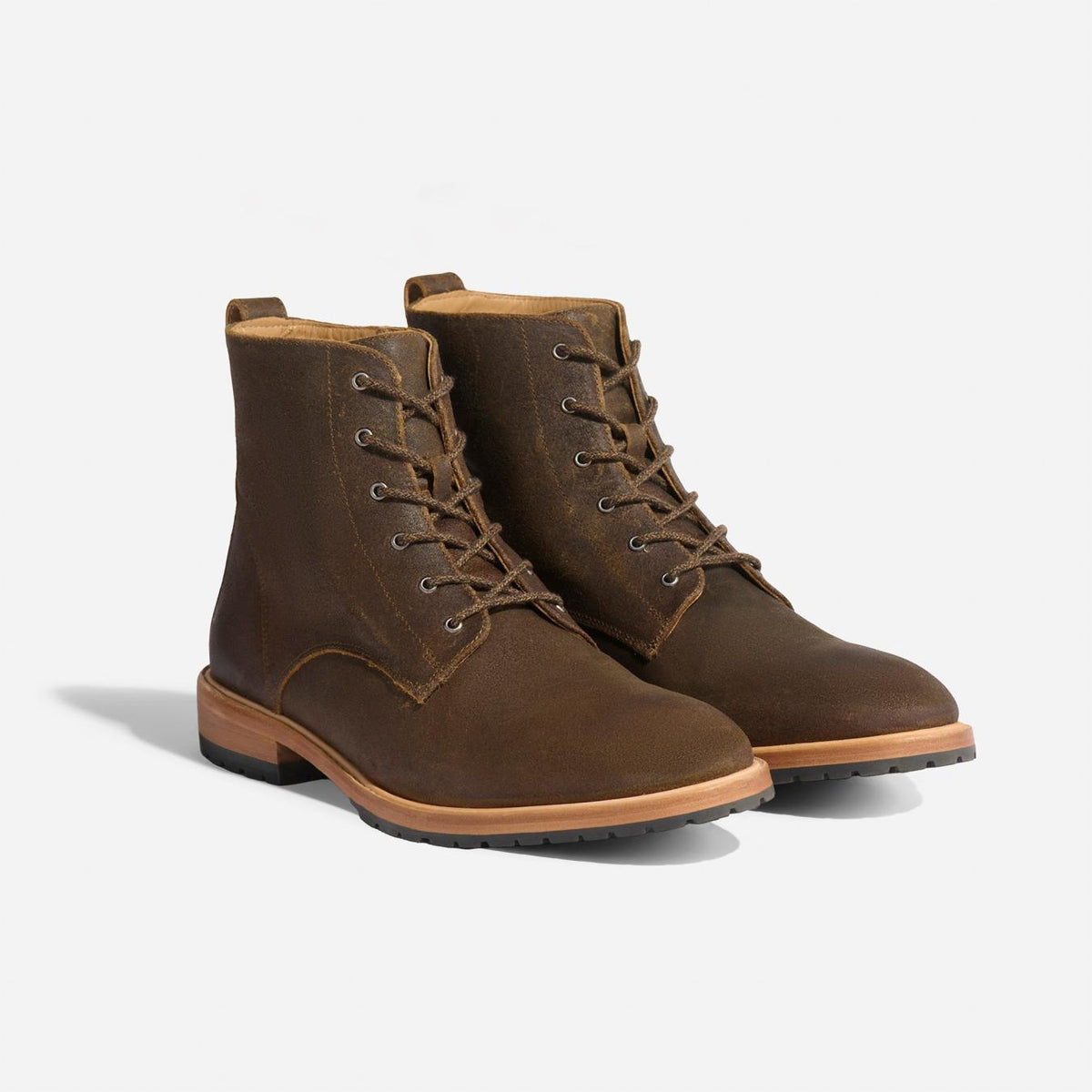 Nisolo Martin All-Weather Boot Waxed Brown | Men Boots