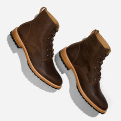 Nisolo Martin All-Weather Boot Waxed Brown | Men Boots