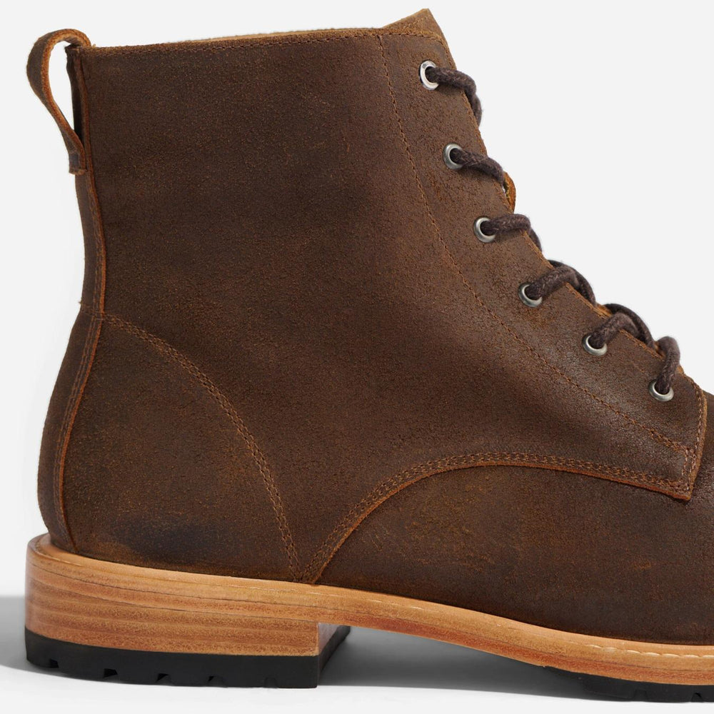 Nisolo Martin All-Weather Boot Waxed Brown | Men Boots