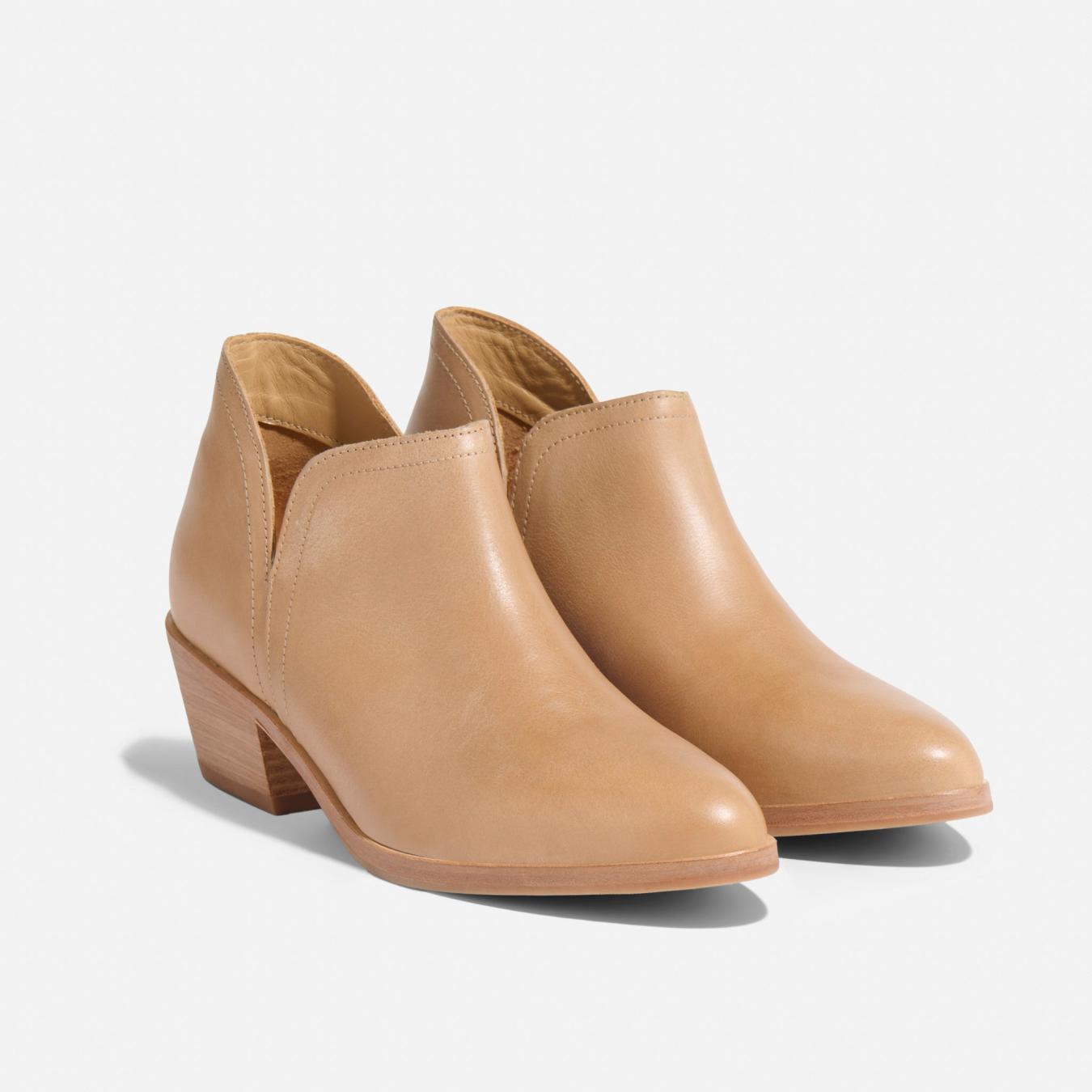 Nisolo Mia Everyday Ankle Bootie Almond | Women Boots