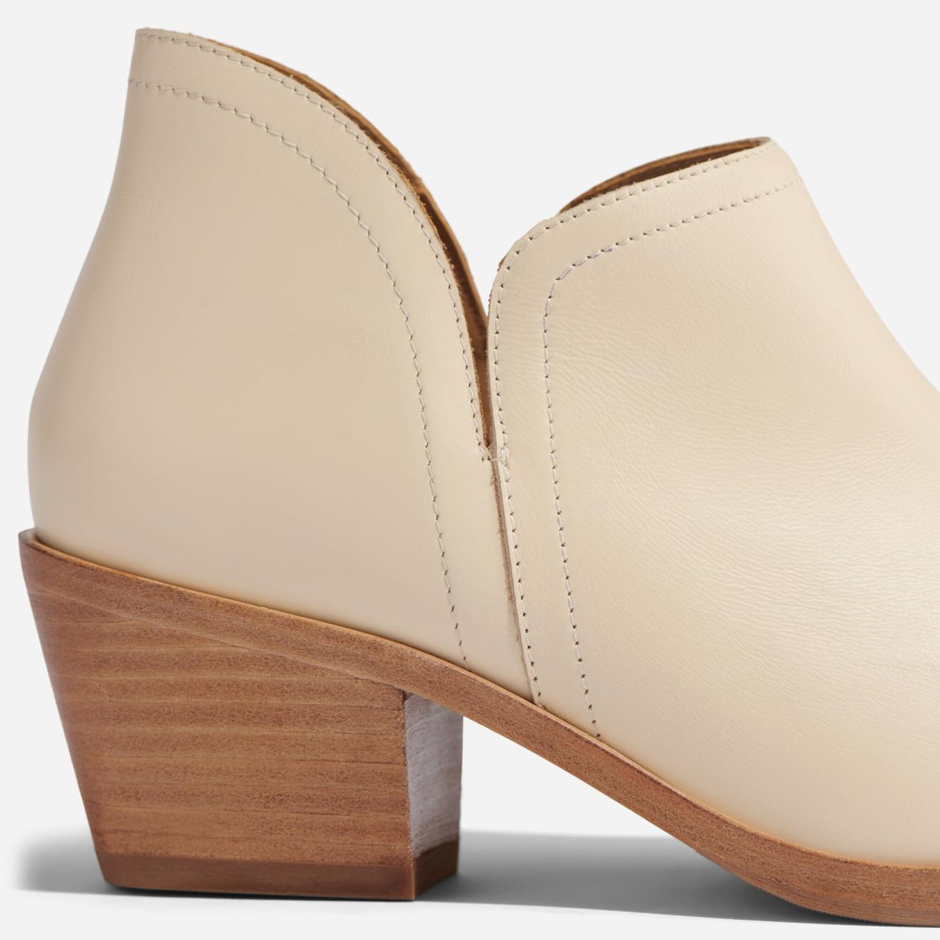 Nisolo Mia Everyday Ankle Bootie Bone | Women Heels