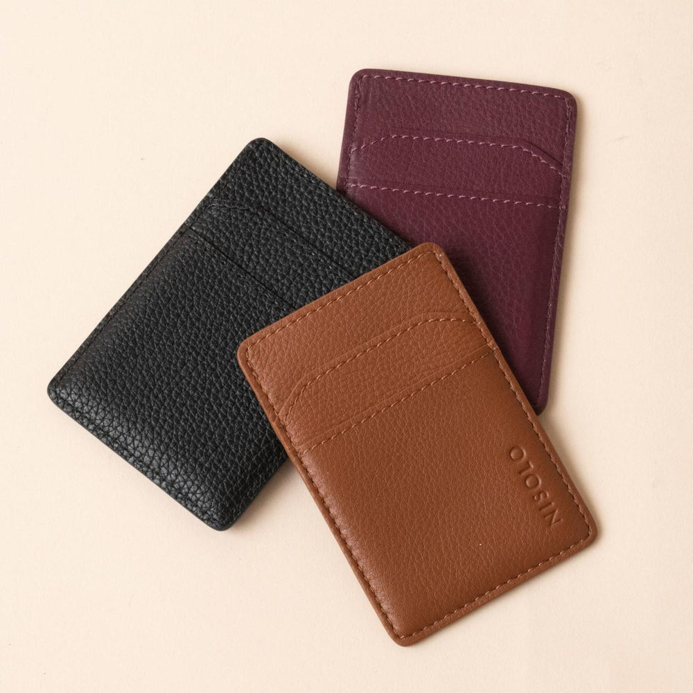 Nisolo Nico Card Case Wallet Caramel | Women Bags &amp; Wallets