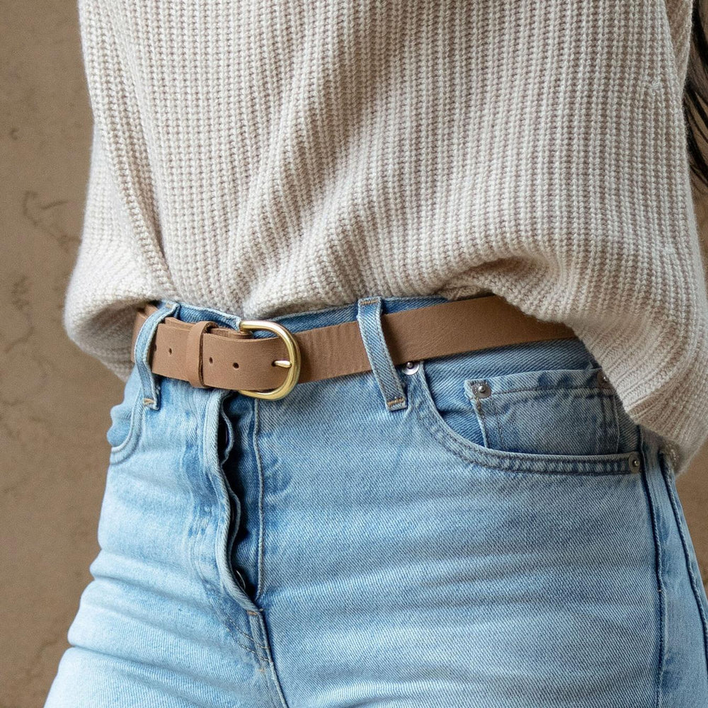 Nisolo Noemi Belt Almond | Women Belts