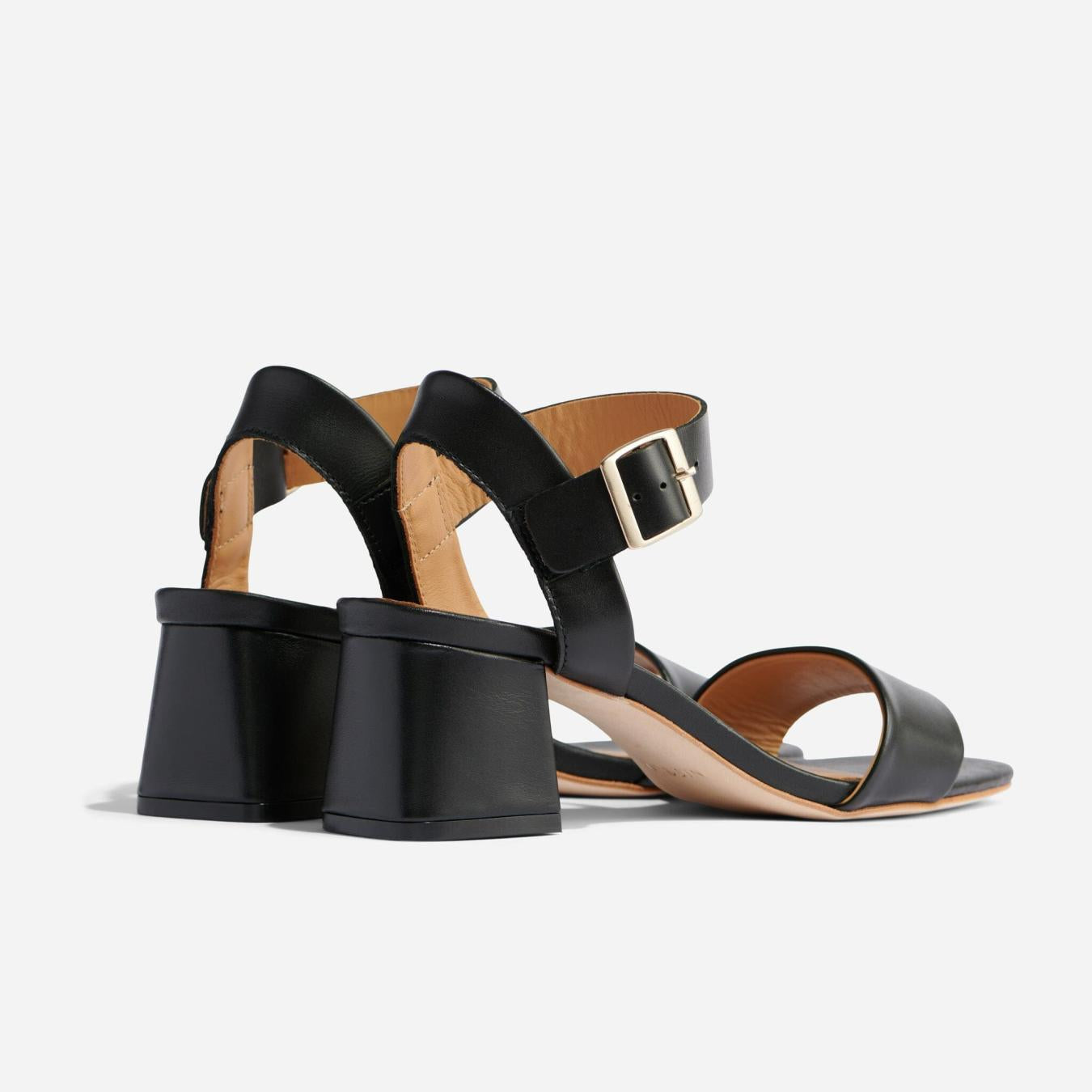 Nisolo Stella Go-To Block Heel Sandal Black | Women Sandals