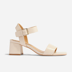 Nisolo Stella Go-To Block Heel Sandal Bone | Women Sandals