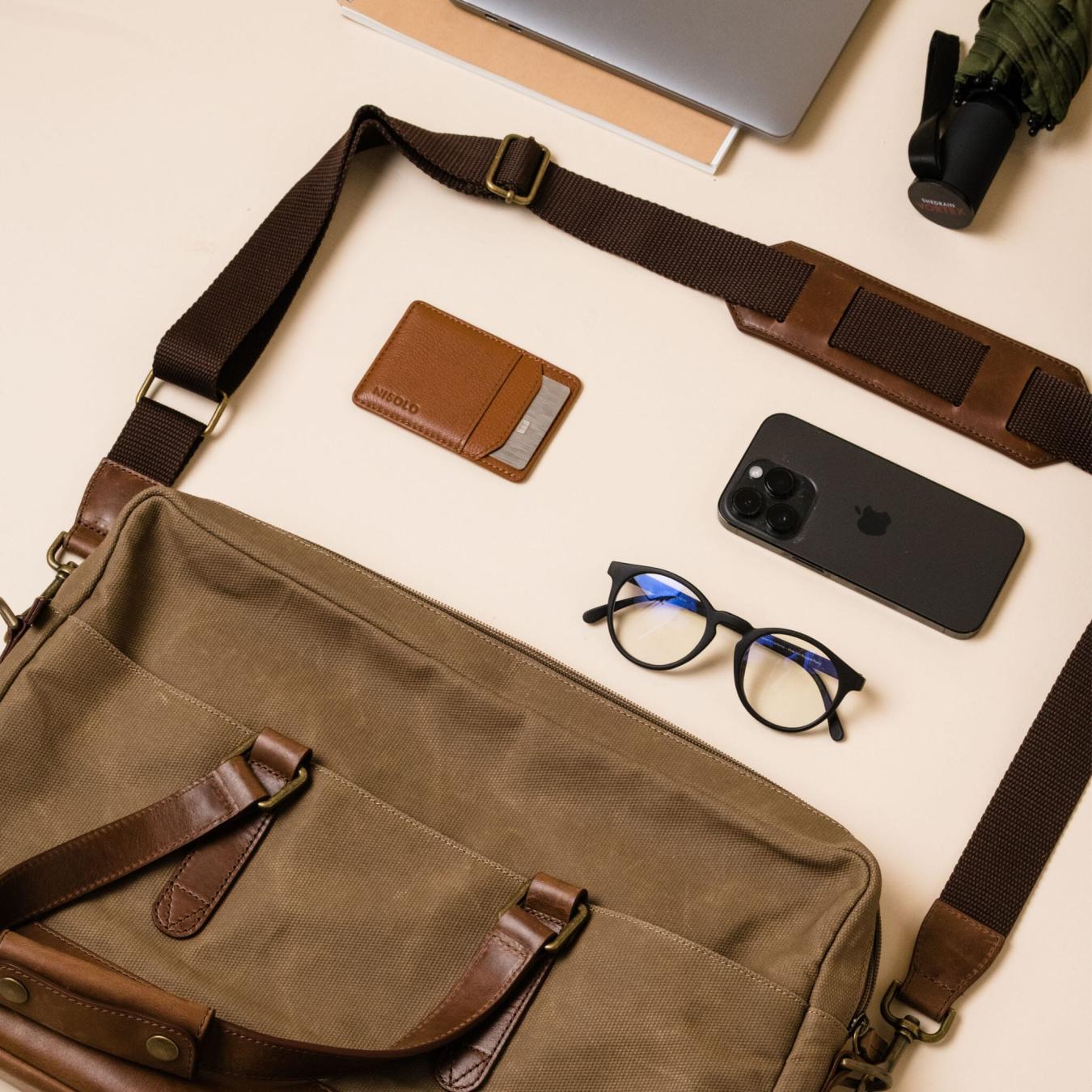 Nisolo Vincent Slim Briefcase | Men Bags &amp; Wallets