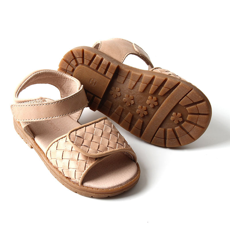 Nisolo Woven Hard Sole Sandal Stone | Baby Baby, Toddler &amp; Kids Shoes