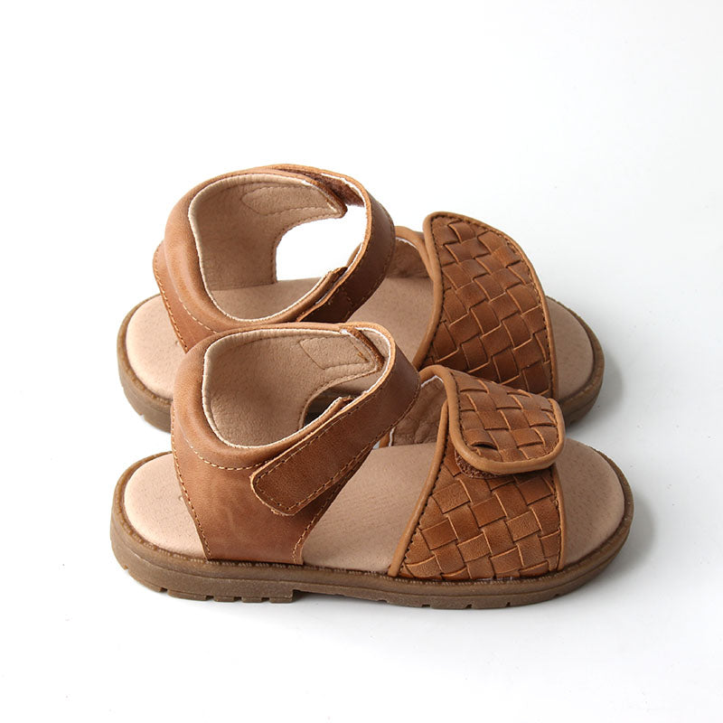 Nisolo Woven Hard Sole Sandal Walnut | Baby Baby, Toddler &amp; Kids Shoes
