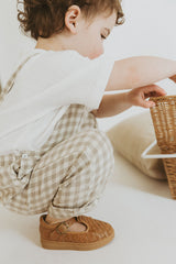 Nisolo Woven Hard Sole T-Bar Walnut | Baby Baby, Toddler &amp; Kids Shoes