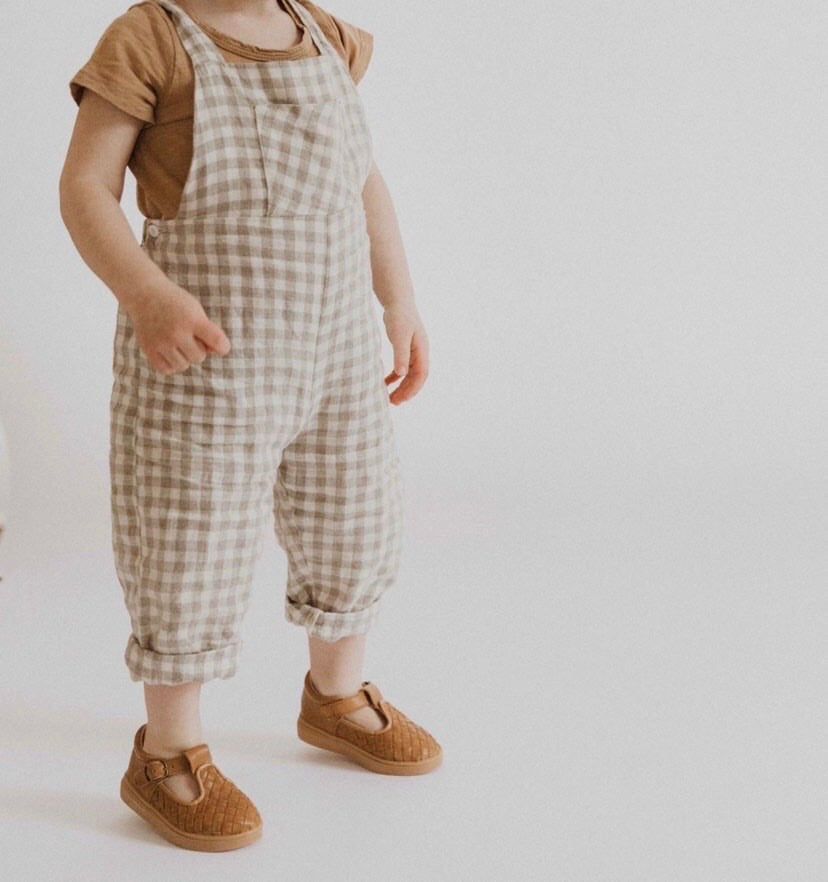 Nisolo Woven Hard Sole T-Bar Walnut | Baby Baby, Toddler &amp; Kids Shoes