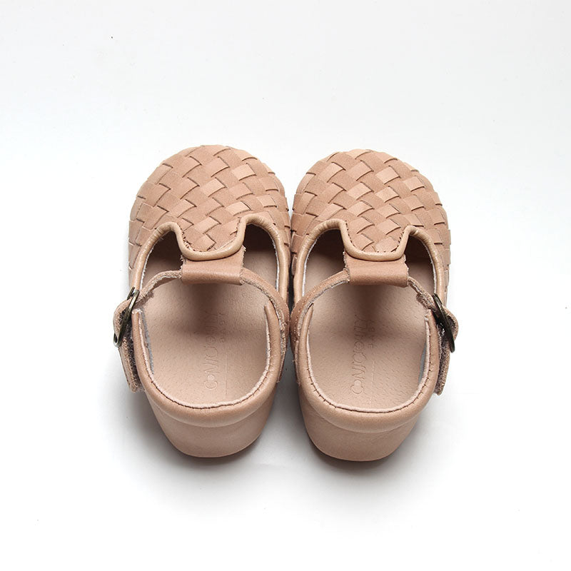 Nisolo Woven Soft Sole T-Bar Stone | Baby Baby, Toddler &amp; Kids Shoes